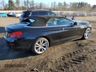 2013 BMW 6 Series 640i z VIN WBALW7C57DDX58327, wystawiony jako Copart lot #43505725 z przebiegiem 58 733 mil mil oraz Szkoda całkowita • Salvage title. Historia ofert i sprzedaży dostępna na DreamBid. Obrazek 3.