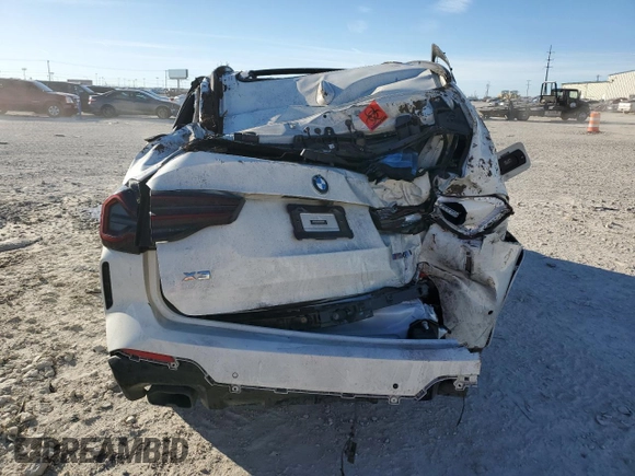 2023 BMW X3 M40i with VIN 5UX83DP07P9S24541, listed as a Copart auction lot 87211424 with Not Provided miles and Salvage Title. Bid and sale history available at DreamBid. Image 6.