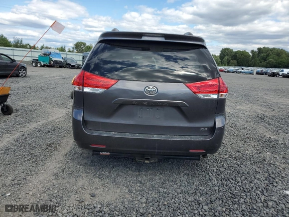 2014 Toyota Sienna XLE with VIN 5TDYK3DC9ES445263, listed as a Copart auction lot 65012934 with 0 mi miles and Salvage Title. Bid and sale history available at carsss.com. Image 6.