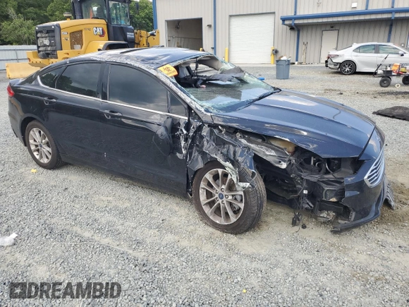 2020 Ford Fusion SE with VIN 3FA6P0HD2LR150490, listed as a Copart auction lot 55326215 with 101,457 mi miles and Salvage title. Bid and sale history available at DreamBid. Image 4.