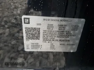 2020 Chevrolet Suburban Premier z VIN 1GNSKJKJ0LR287376, wystawiony jako Copart lot #83407244 z przebiegiem Nie podano mil oraz Szkoda całkowita • Salvage title. Historia ofert i sprzedaży dostępna na DreamBid. Obrazek 13.