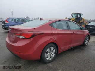 2016 Hyundai Elantra SE with VIN KMHDH4AE1GU599341, listed as a Copart auction lot 48620145 with 182,113 mi miles and Clean Title. Bid and sale history available at carsss.com. Image 3.