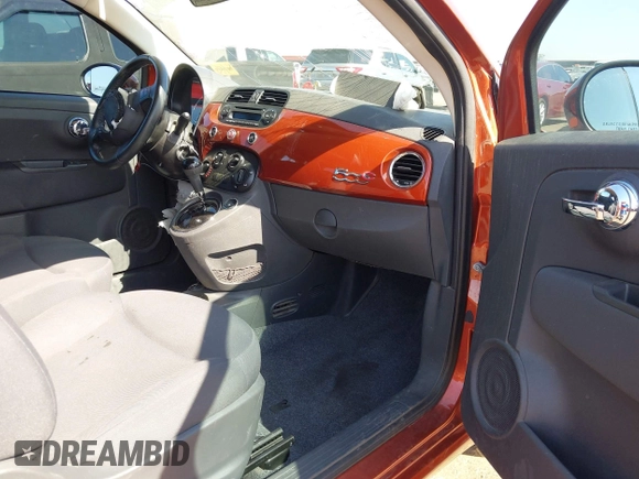 2013 FIAT 500 Pop with VIN 3C3CFFDR2DT698230, listed as a IAAI auction lot 42531400 with 118,400 mi miles and . Bid and sale history available at DreamBid. Image 5.