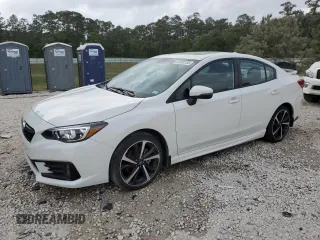 2021 Subaru Impreza Special Sports with VIN 4S3GKAM69M3603109, listed as a Copart auction lot 50830705 with 23,198 mi miles and Salvage title. Bid and sale history available at DreamBid. Image 1.