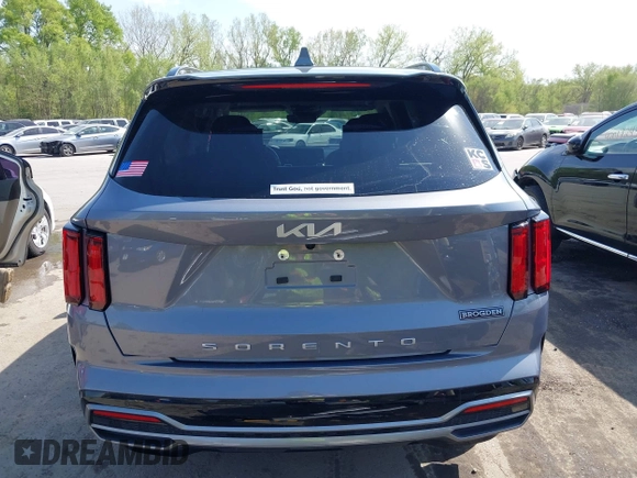 2022 Kia Sorento SX with VIN 5XYRK4LF8NG087513, listed as a IAAI auction lot 42038505 with 42,113 mi miles and . Bid and sale history available at DreamBid. Image 17.