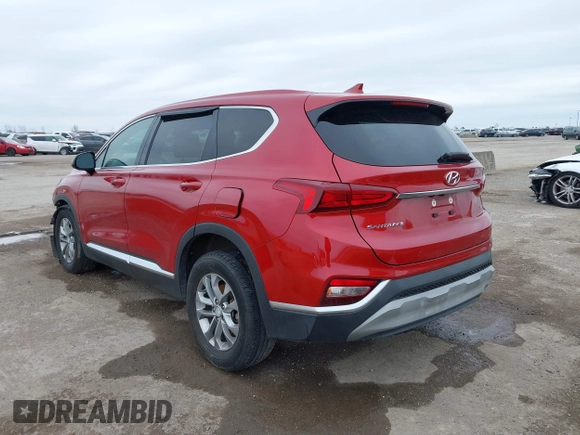 2020 Hyundai Santa Fe SEL with VIN 5NMS3CAD8LH138165, listed as a IAAI auction lot 41624458 with 115,944 mi miles. Bid and sale history available at carsss.com. Image 3.