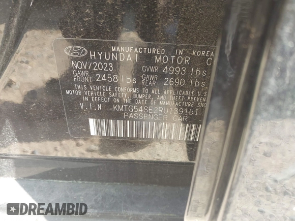 2024 Genesis G70 Sport Advanced с VIN KMTG54SE2RU139151, выставлен на аукционе IAAI как лот 42574030 с пробегом 7 420 миль миль и . История ставок и продаж доступна на DreamBid. Изображение 9.