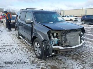 2012 Honda Pilot EX-L with VIN 5FNYF4H52CB013539, listed as a IAAI auction lot 40987268 with 93,022 mi miles and . Bid and sale history available at carsss.com. Image 1.