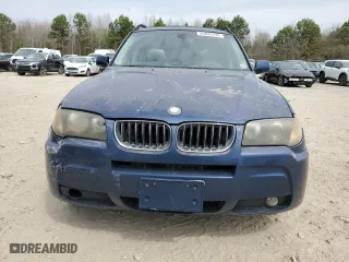 2006 BMW X3 3.0i with VIN WBXPA93456WG79189, listed as a Copart auction lot 50843935 with 176,708 mi miles and Salvage Title. Bid and sale history available at carsss.com. Image 5.