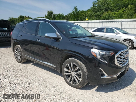 2019 GMC Terrain Denali with VIN 3GKALSEX1KL261290, listed as a Copart auction lot 59987895 with 90,788 mi miles and Salvage title. Bid and sale history available at DreamBid. Image 4.