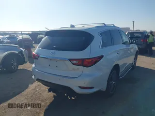 2017 Infiniti QX60 with VIN 5N1DL0MM2HC550358, listed as a IAAI auction lot 41664787 with 133,024 mi miles and . Bid and sale history available at DreamBid. Image 4.