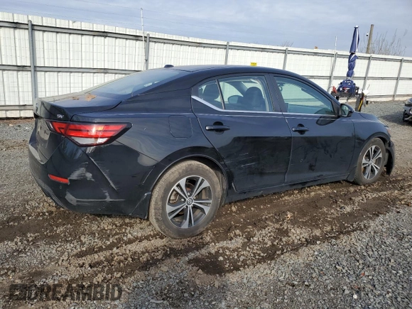 2020 Nissan Sentra SV with VIN 3N1AB8CVXLY210963, listed as a Copart auction lot 52528685 with 69,403 mi miles and Salvage Title. Bid and sale history available at DreamBid. Image 3.