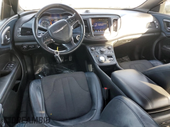 2015 Chrysler 200 S with VIN 1C3CCCBG8FN505798, listed as a Copart auction lot 44623655 with 136,688 mi miles and Salvage Title. Bid and sale history available at DreamBid. Image 8.