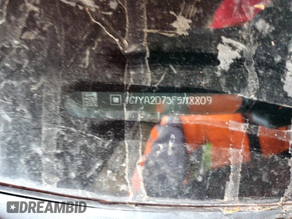 2015 Chevrolet Corvette 1LT z VIN 1G1YA2D73F5118809, wystawiony jako Copart lot #52425605 z przebiegiem Nie podano mil oraz Szkoda całkowita • Salvage title. Historia ofert i sprzedaży dostępna na DreamBid. Obrazek 12.