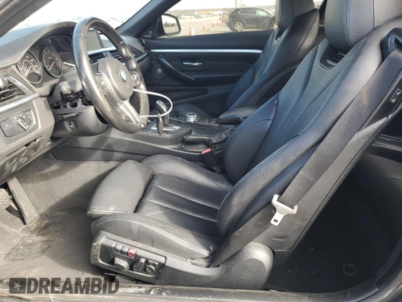 2015 BMW 4 Series 435i xDrive with VIN WBA3T7C53F5A37043, listed as a Copart auction lot 87697145 with 98,031 mi miles and Salvage title. Bid and sale history available at DreamBid. Image 7.