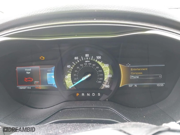2019 Ford Fusion SE with VIN 3FA6P0HD1KR246562, listed as a IAAI auction lot 41721415 with 92,027 mi miles. Bid and sale history available at carsss.com. Image 7.