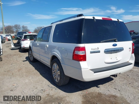 2011 Ford Expedition Max Limited with VIN 1FMJK1K51BEF09576, listed as a IAAI auction lot 41591224 with 270,236 mi miles and . Bid and sale history available at DreamBid. Image 3.