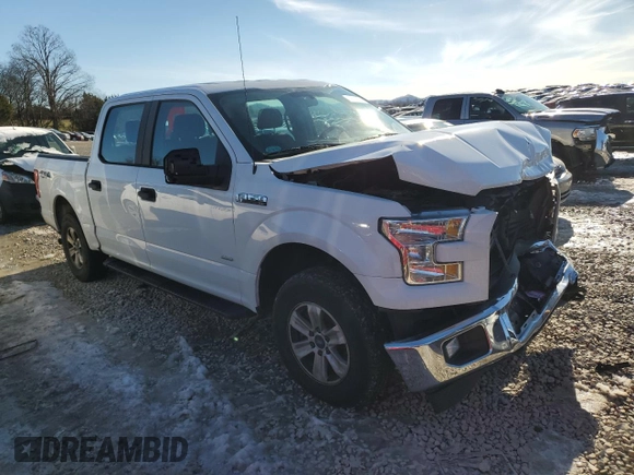 2017 Ford F-150 XL with VIN 1FTEW1EP1HFA40936, listed as a Copart auction lot 87836305 with 86,641 mi miles and Salvage Title. Bid and sale history available at carsss.com. Image 4.