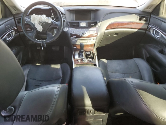 2013 Infiniti M37 with VIN JN1BY1AP0DM513091, listed as a Copart auction lot 76168224 with 140,523 mi miles and Salvage Title. Bid and sale history available at carsss.com. Image 8.