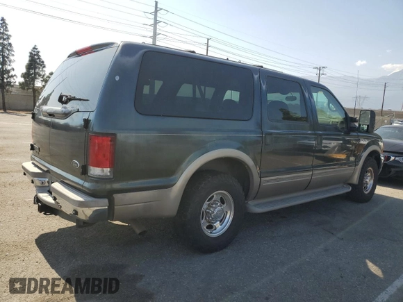 2001 Ford Excursion Limited with VIN 1FMNU42S21EA08925, listed as a Copart auction lot 59700105 with 135,317 mi miles and Clean title. Bid and sale history available at DreamBid. Image 3.