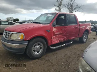 2001 Ford F-150 SuperCrew XLT with VIN 1FTRW07L11KE28896, listed as a Copart auction lot 51108215 with 260,968 mi miles and Salvage Title. Bid and sale history available at carsss.com. Image 1.