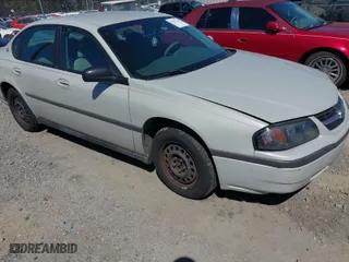2004 Chevrolet Impala with VIN 2G1WF52E249310976, listed as a IAAI auction lot 41847736 with 296,477 mi miles. Bid and sale history available at carsss.com. Image 1.