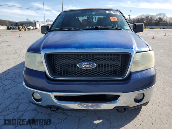 2007 Ford F-150 XLT with VIN 1FTPX14V87NA01075, listed as a Copart auction lot 49813365 with 191,096 mi miles and Clean Title. Bid and sale history available at carsss.com. Image 5.