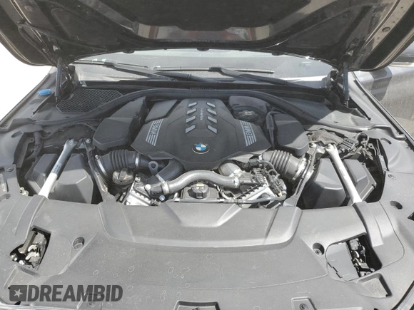 2020 BMW 7 Series 750i xDrive with VIN WBA7U2C03LGM27370, listed as a Copart auction lot 56576775 with Not provided miles and Salvage title. Bid and sale history available at DreamBid. Image 11.