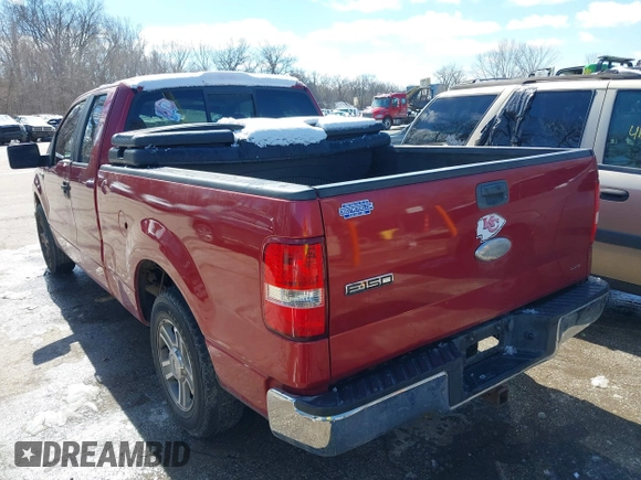 2007 Ford F-150 STX with VIN 1FTRX12W27KD25449, listed as a IAAI auction lot 41712413 with 163,826 mi miles and . Bid and sale history available at DreamBid. Image 3.
