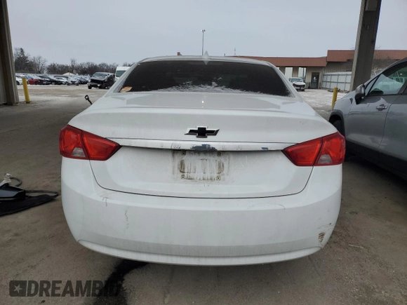 2017 Chevrolet Impala LS with VIN 2G11X5SA7H9172314, listed as a Copart auction lot 41958995 with 128,940 mi miles and Salvage title. Bid and sale history available at DreamBid. Image 6.