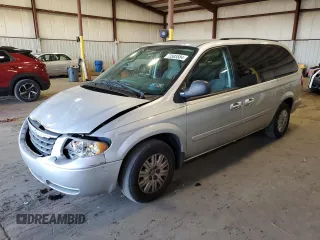 2007 Chrysler Town & Country LWB LX with VIN 2A4GP44R77R343229, listed as a Copart auction lot 73503584 with 147,920 mi miles and Salvage Title. Bid and sale history available at carsss.com. Image 1.