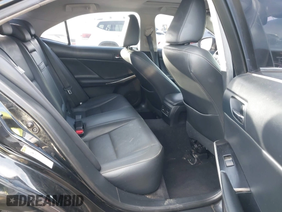 2014 Lexus IS 250 with VIN JTHBF1D23E5037805, listed as a IAAI auction lot 41481565 with 153,901 mi miles and . Bid and sale history available at DreamBid. Image 8.