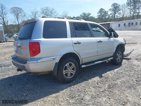 2005 Honda Pilot EX-L with RES with VIN 5FNYF18655B001847, listed as a IAAI auction lot 41874878 with 1 mi miles. Bid and sale history available at carsss.com. Image 4.