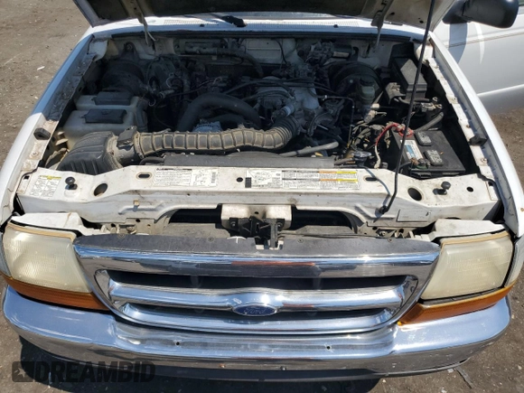 2000 Ford Ranger XL with VIN 1FTYR14V1YPB14225, listed as a Copart auction lot 55570405 with 212,274 mi miles and Clean Title. Bid and sale history available at carsss.com. Image 11.