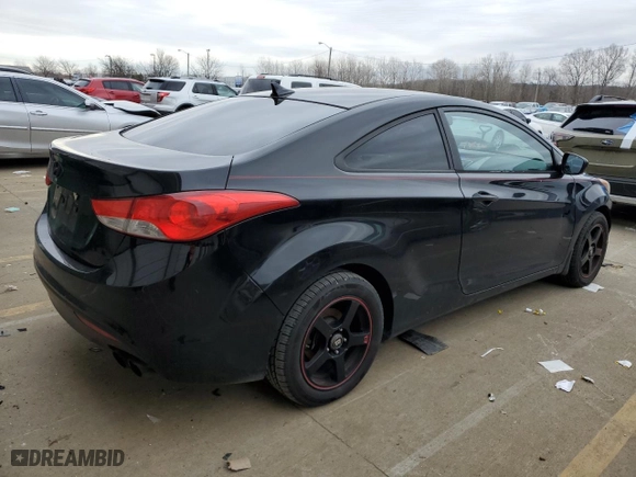 2013 Hyundai Elantra Coupe GS with VIN KMHDH6AE0DU014742, listed as a Copart auction lot 44508035 with 197,533 mi miles and Salvage Title. Bid and sale history available at carsss.com. Image 3.