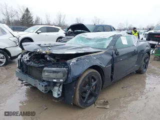 2014 Chevrolet Camaro SS with VIN 2G1FK1EJ8E9300385, listed as a IAAI auction lot 41641398 with 99,042 mi miles. Bid and sale history available at carsss.com. Image 2.