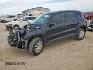 2017 Volkswagen Tiguan S with VIN WVGAV7AX0HK048507, listed as a Copart auction lot 57074125 with 49,447 mi miles and Salvage title. Bid and sale history available at DreamBid. Image 1.