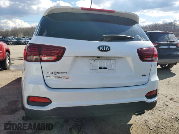 2020 Kia Sorento LX with VIN 5XYPGDA38LG655404, listed as a Copart auction lot 46668395 with 17,004 mi miles and Salvage Title. Bid and sale history available at carsss.com. Image 6.
