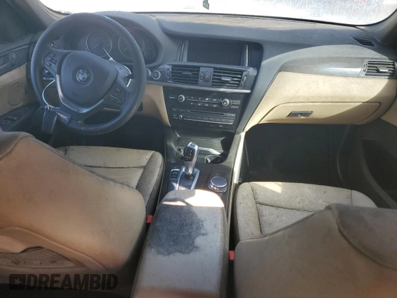 2017 BMW X3 sDrive28i with VIN 5UXWZ7C30H0V91598, listed as a Copart auction lot 46327115 with Not Provided miles and Non Repairable. Bid and sale history available at DreamBid. Image 8.