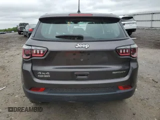 2021 Jeep Compass Sport z VIN 3C4NJDAB9MT521057, wystawiony jako Copart lot #58855775 z przebiegiem 37 135 mil mil oraz Szkoda całkowita • Salvage title. Historia ofert i sprzedaży dostępna na DreamBid. Obrazek 6.