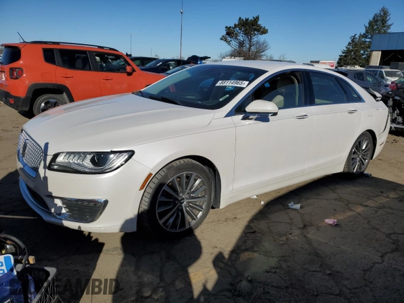 2019 Lincoln MKZ Standard with VIN 3LN6L5A99KR622039, listed as a Copart auction lot 88114965 with 57,345 mi miles and Clean Title. Bid and sale history available at carsss.com. Image 1.