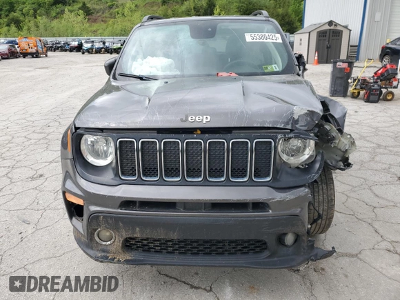 2020 Jeep Renegade Latitude z VIN ZACNJBBB1LPL03636, wystawiony jako Copart lot #55380425 z przebiegiem 68 858 mil mil oraz Szkoda całkowita • Salvage title. Historia ofert i sprzedaży dostępna na DreamBid. Obrazek 5.