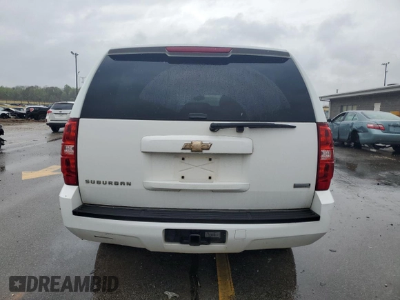 2010 Chevrolet Suburban LS with VIN 1GNUCHE08AR222189, listed as a Copart auction lot 48081244 with 201,258 mi miles and Salvage Title. Bid and sale history available at carsss.com. Image 6.