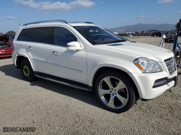 2011 Mercedes-Benz GL-Class GL 550 with VIN 4JGBF8GE5BA661393, listed as a Copart auction lot 84612474 with 112,503 mi miles and Salvage Title. Bid and sale history available at carsss.com. Image 4.
