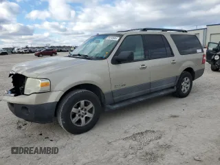2007 Ford Expedition EL XLT with VIN 1FMFK15547LA27950, listed as a Copart auction lot 84349604 with 269,738 mi miles and Salvage Title. Bid and sale history available at carsss.com. Image 1.