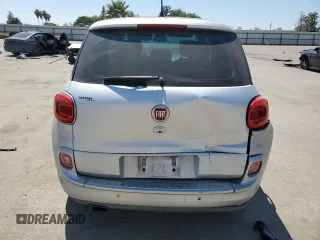 2014 FIAT 500L Lounge with VIN ZFBCFACHXEZ008504, listed as a Copart auction lot 64678195 with 98,957 mi miles and Salvage title. Bid and sale history available at DreamBid. Image 6.
