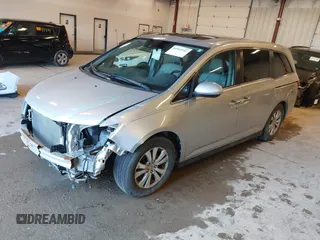 2015 Honda Odyssey EX-L with VIN 5FNRL5H6XFB063430, listed as a IAAI auction lot 41913142 with 238,051 mi miles and . Bid and sale history available at carsss.com. Image 2.