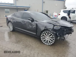 2021 Kia Stinger GT-Line with VIN KNAE15LA0M6088861, listed as a Copart auction lot 44273725 with 67,389 mi miles and Salvage Title. Bid and sale history available at DreamBid. Image 4.