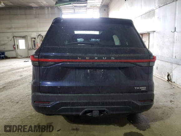 2024 Lexus TX 350 z VIN 5TDAAAB69RS012327, wystawiony jako Copart lot #46971175 z przebiegiem Nie podano mil oraz Szkoda całkowita • Salvage title. Historia ofert i sprzedaży dostępna na DreamBid. Obrazek 6.