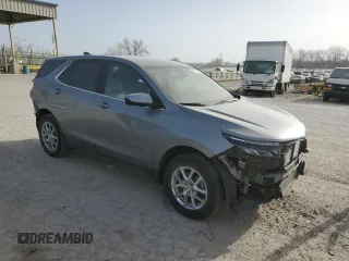 2023 Chevrolet Equinox LT with VIN 3GNAXUEGXPL189399, listed as a Copart auction lot 47727585 with 32,544 mi miles and Salvage Title. Bid and sale history available at DreamBid. Image 4.